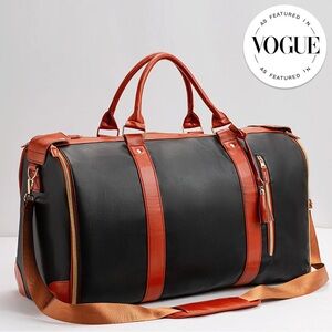 LUHXE Black Convertible Garment Roller Bag w/ Shoe Pouch - 20" Carry-On